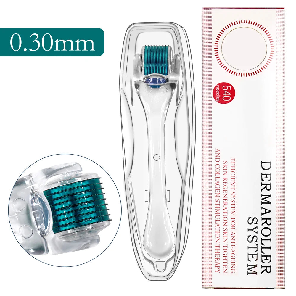 Professional Beauty Derma Roller - Microneedling Face & Scalp Tool for skin Renewal