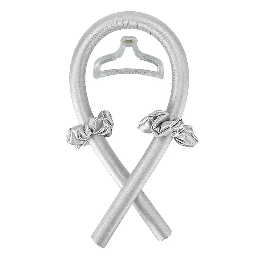 No Heat Silk Curling Rod Headband - Heatless Hair Curlers Ribbon for Soft Overnight Curls / Lazy Hair Styling Tool for Women