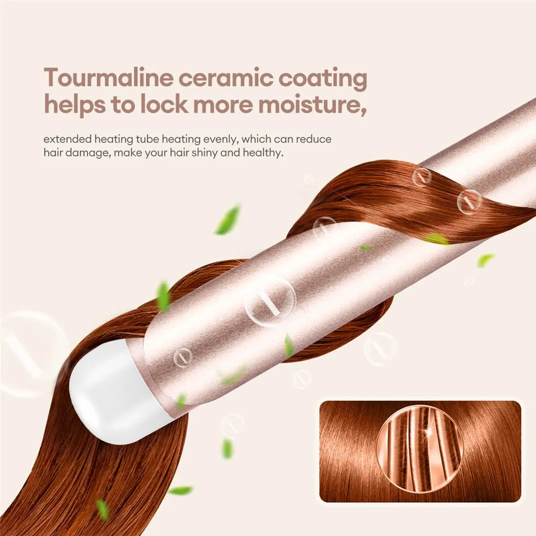 32mm & 38mm Ceramic Electric Hair Curler - Professional Adjustable Temperature Curling Iron, Smooth Frizz-Free Styling Tool