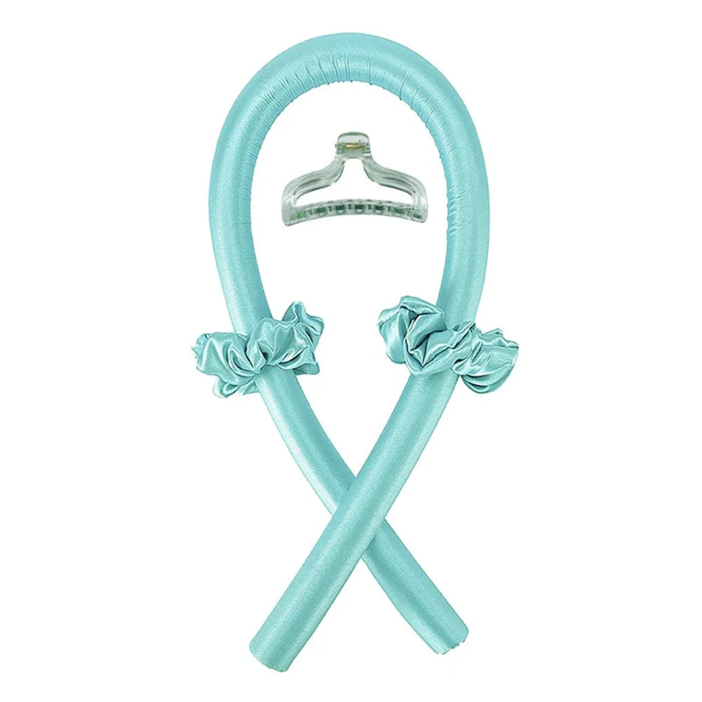 No Heat Silk Curling Rod Headband - Heatless Hair Curlers Ribbon for Soft Overnight Curls / Lazy Hair Styling Tool for Women