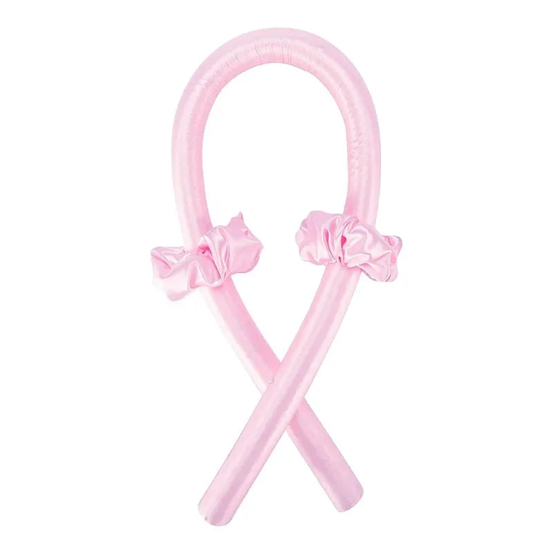 No Heat Silk Curling Rod Headband - Heatless Hair Curlers Ribbon for Soft Overnight Curls / Lazy Hair Styling Tool for Women