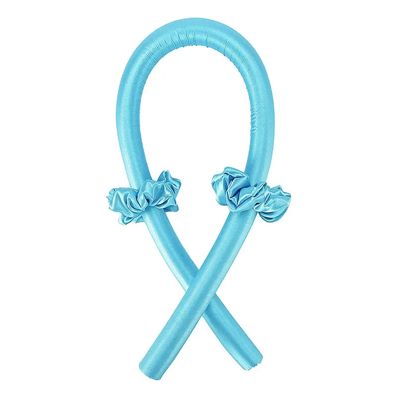 No Heat Silk Curling Rod Headband - Heatless Hair Curlers Ribbon for Soft Overnight Curls / Lazy Hair Styling Tool for Women