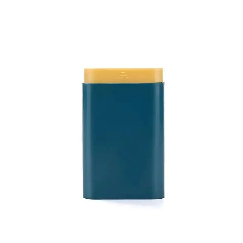 Mini Travel Pill Organizer - 7-Day, 6-Grid Vitamin Case for Medicine, Tablets, and Fish Oil - Small Portable Pill Box Container