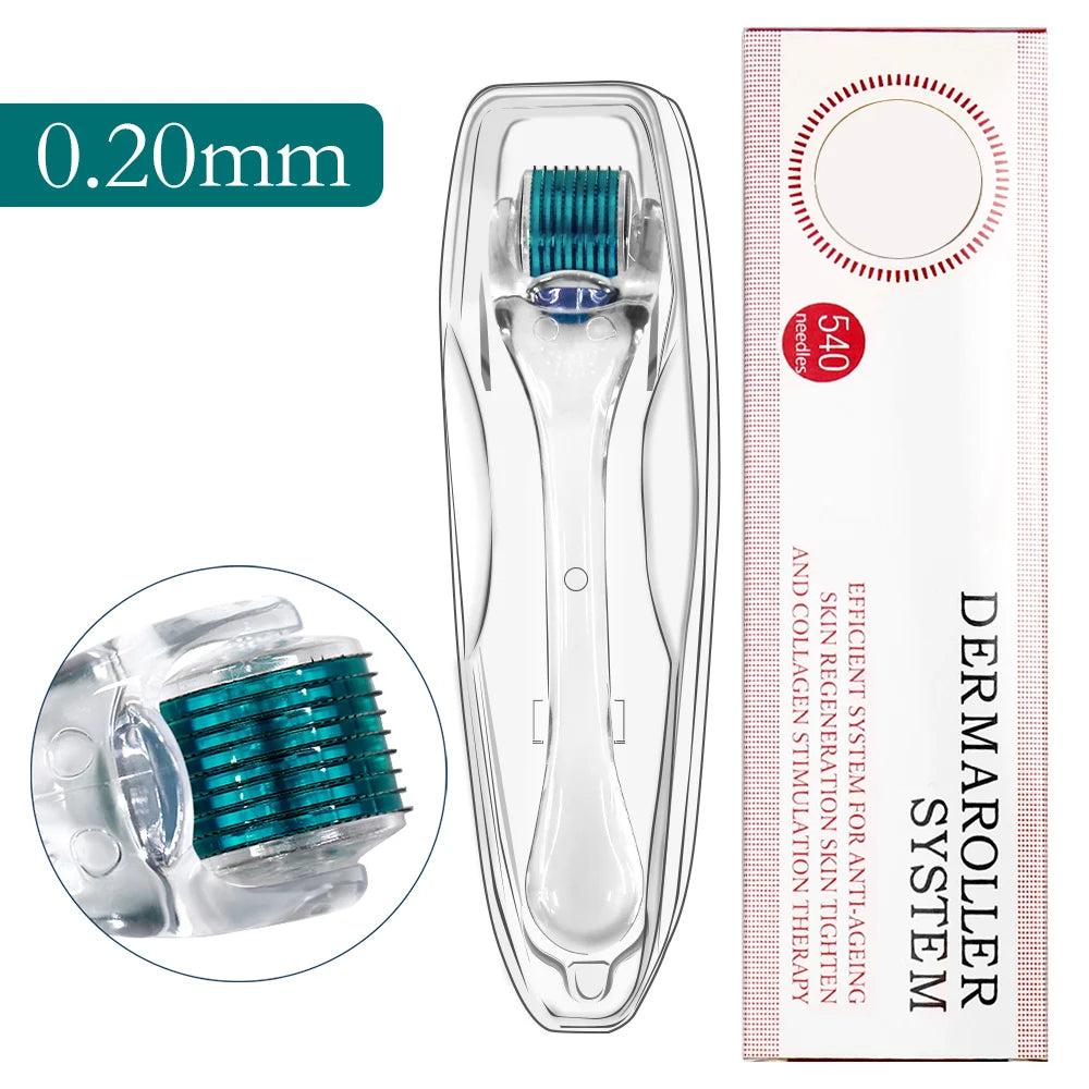 Professional Beauty Derma Roller - Microneedling Face & Scalp Tool for skin Renewal
