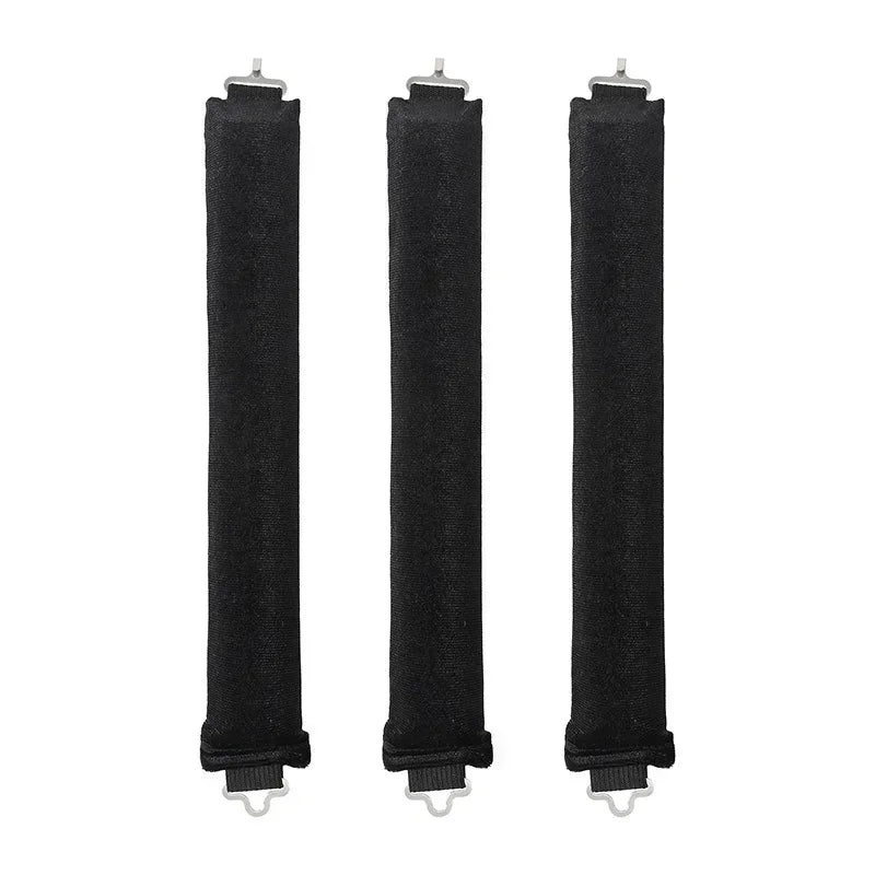 3 PCS Heatless Curling Rod Set - No Heat Blowout Rollers for Overnight Curls & Lazy Hair Styling
