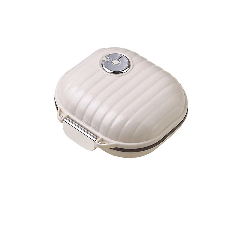 Portable 7-Day Pill Box - Moisture-Proof Daily Vitamin & Medicine Organizer, Travel Essential Small Pill Case