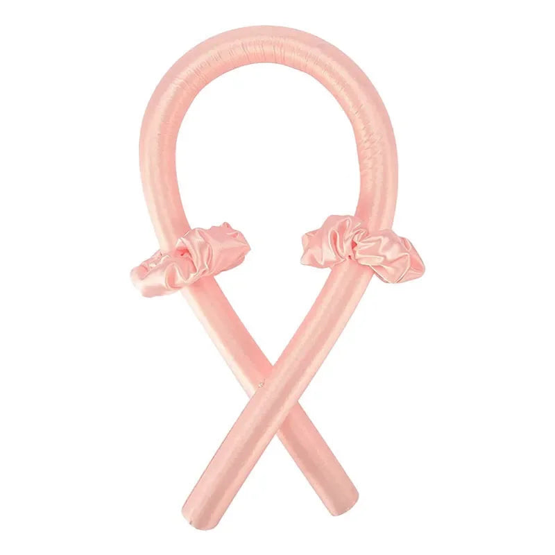 No Heat Silk Curling Rod Headband - Heatless Hair Curlers Ribbon for Soft Overnight Curls / Lazy Hair Styling Tool for Women