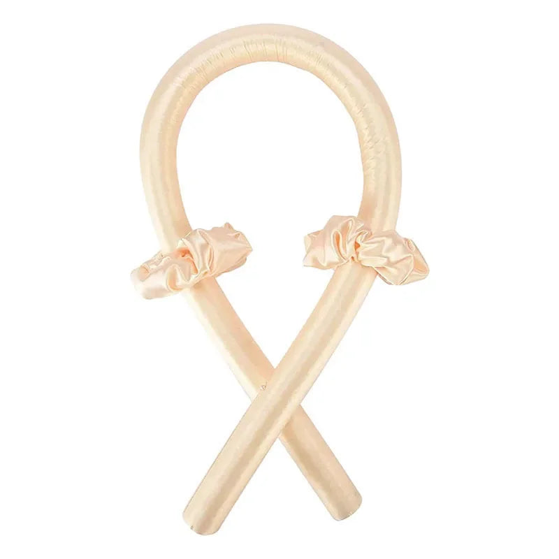 No Heat Silk Curling Rod Headband - Heatless Hair Curlers Ribbon for Soft Overnight Curls / Lazy Hair Styling Tool for Women