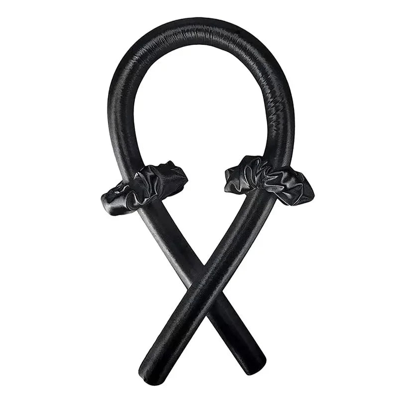 No Heat Silk Curling Rod Headband - Heatless Hair Curlers Ribbon for Soft Overnight Curls / Lazy Hair Styling Tool for Women