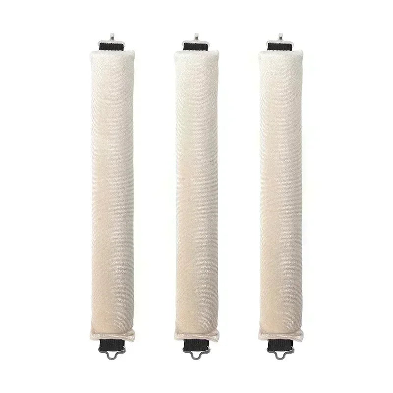 3 PCS Heatless Curling Rod Set - No Heat Blowout Rollers for Overnight Curls & Lazy Hair Styling