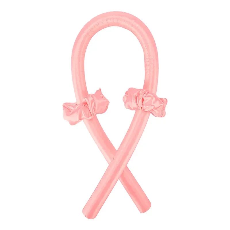 No Heat Silk Curling Rod Headband - Heatless Hair Curlers Ribbon for Soft Overnight Curls / Lazy Hair Styling Tool for Women
