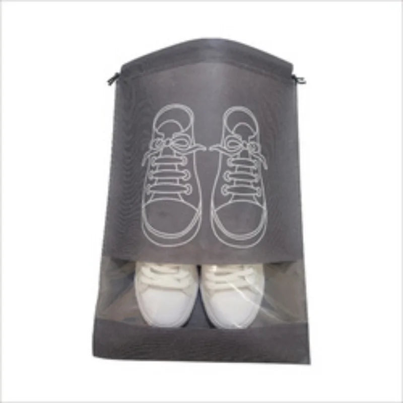 5/10 Pcs Reusable Shoe Storage Bags - Waterproof, Dustproof Travel Organizers for Luggage, Closet & Hanging Use