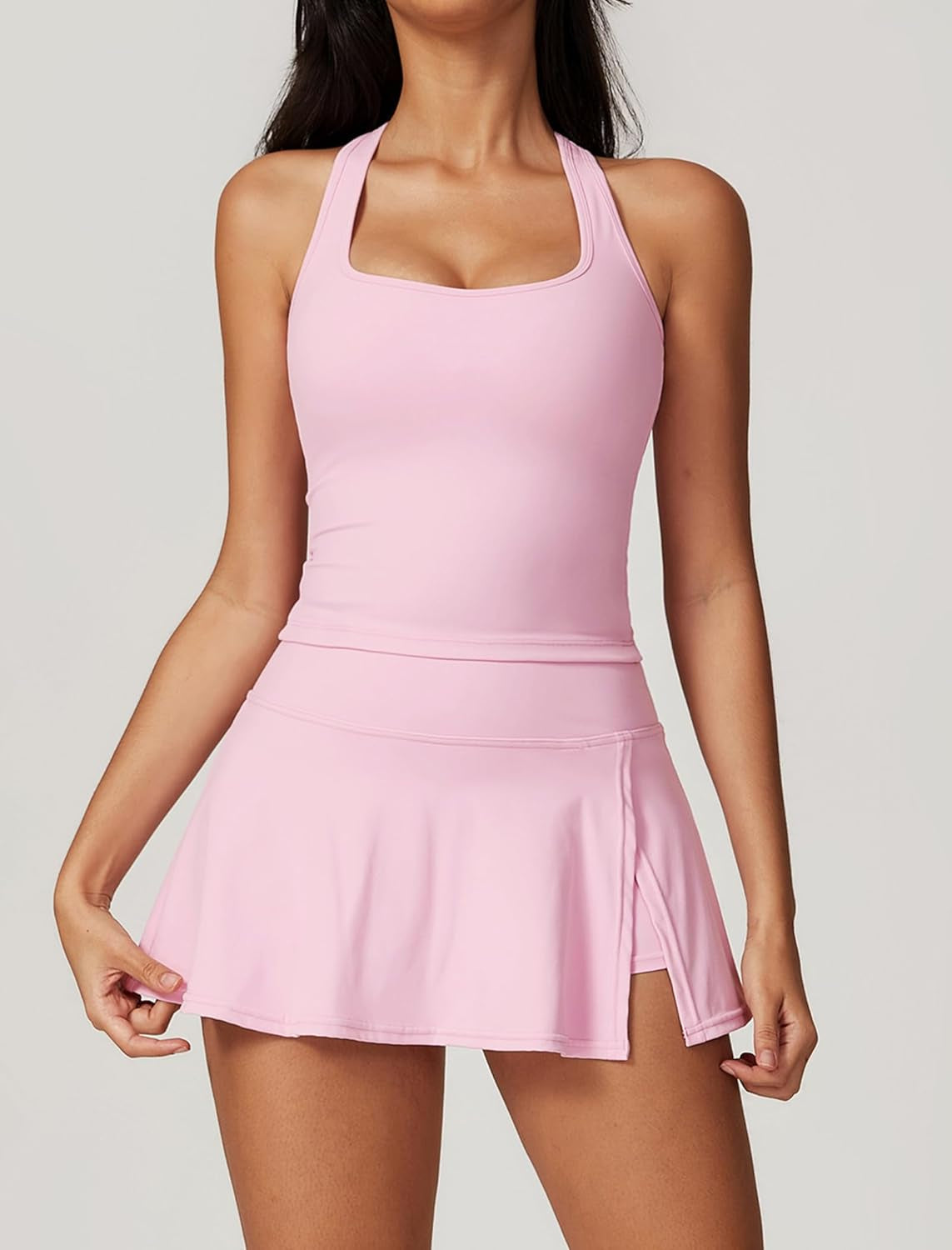 Serve Up Style Women's 2-Piece Tennis Skirt Set for Workouts & Beyond