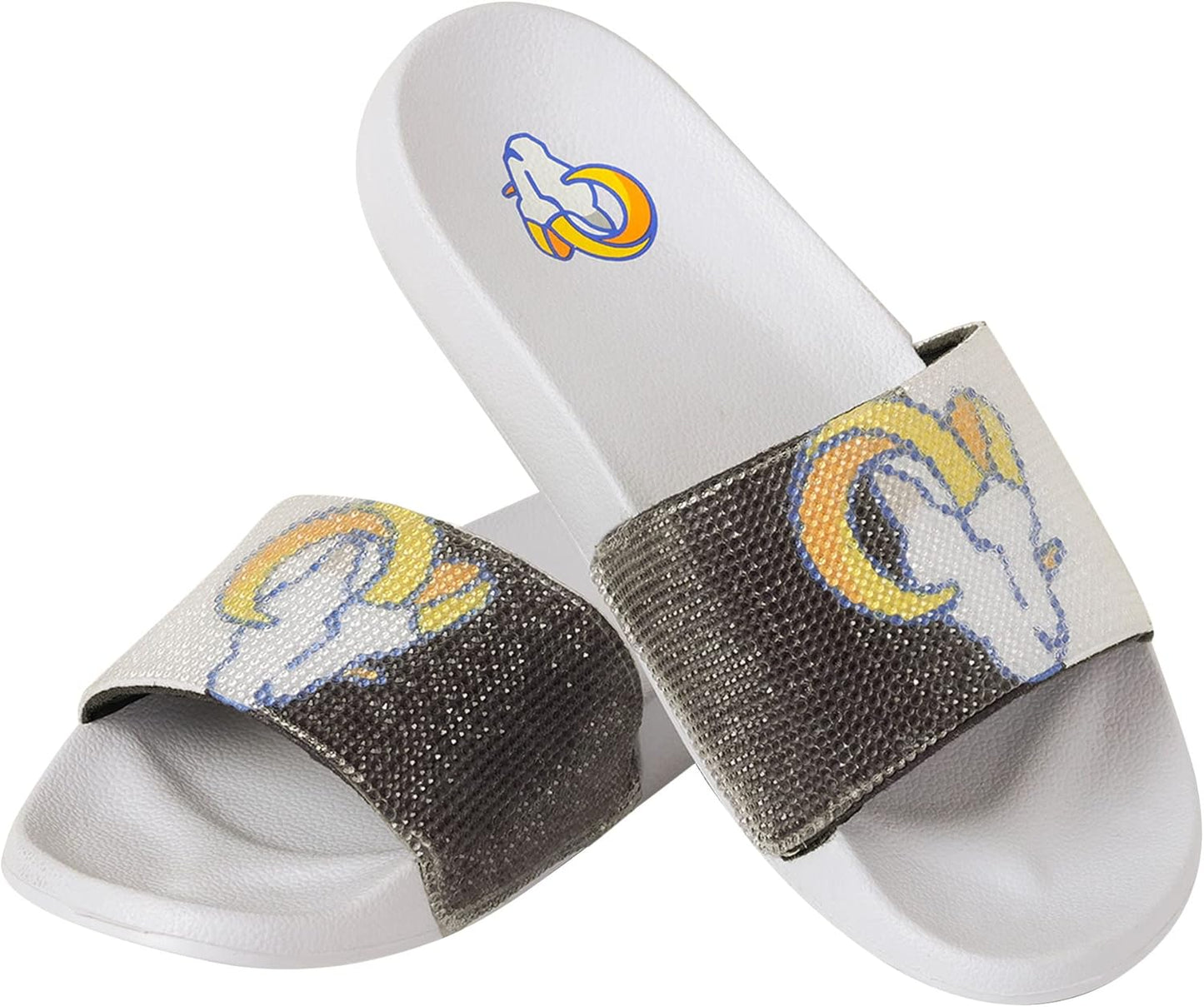 Women's NFL Big Logo Shimmer Slide Sandal