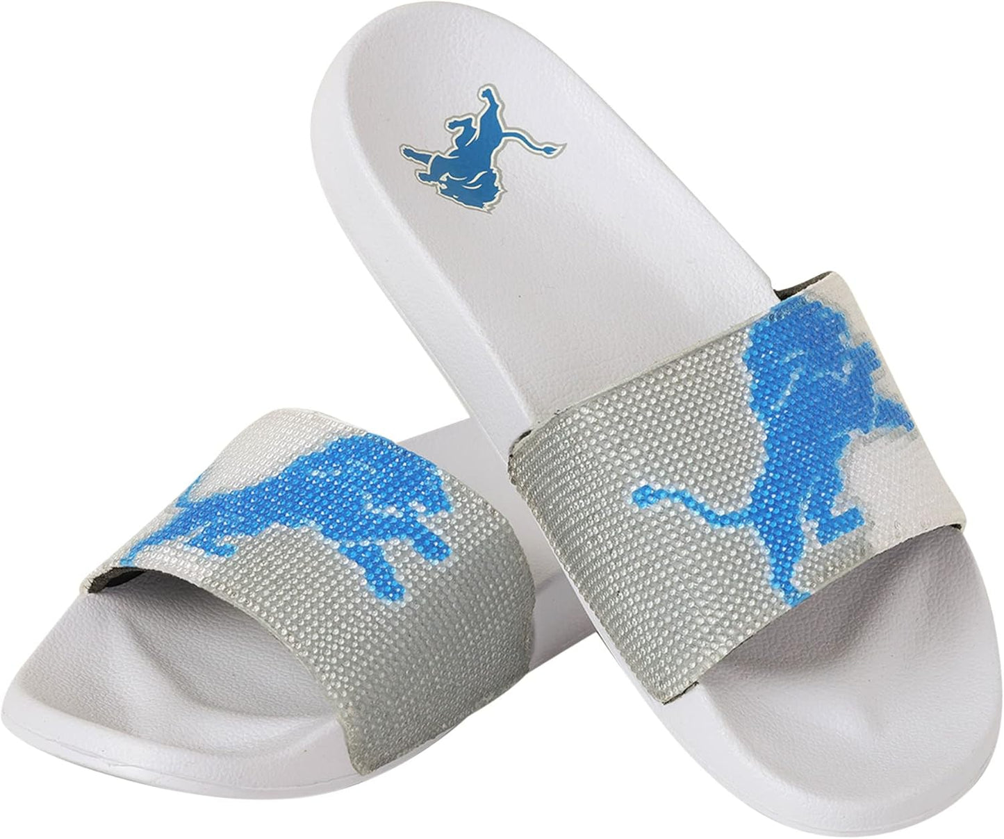 Women's NFL Big Logo Shimmer Slide Sandal