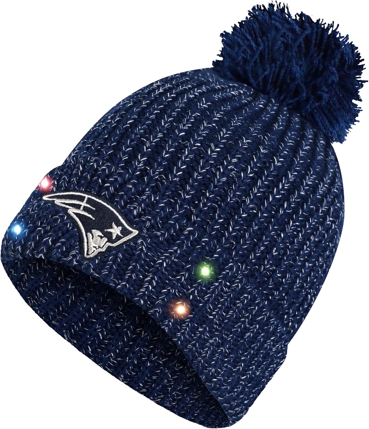 Women's NFL Team Logo Ladies Light up Skull Winter Knit Cap Beanie Hat