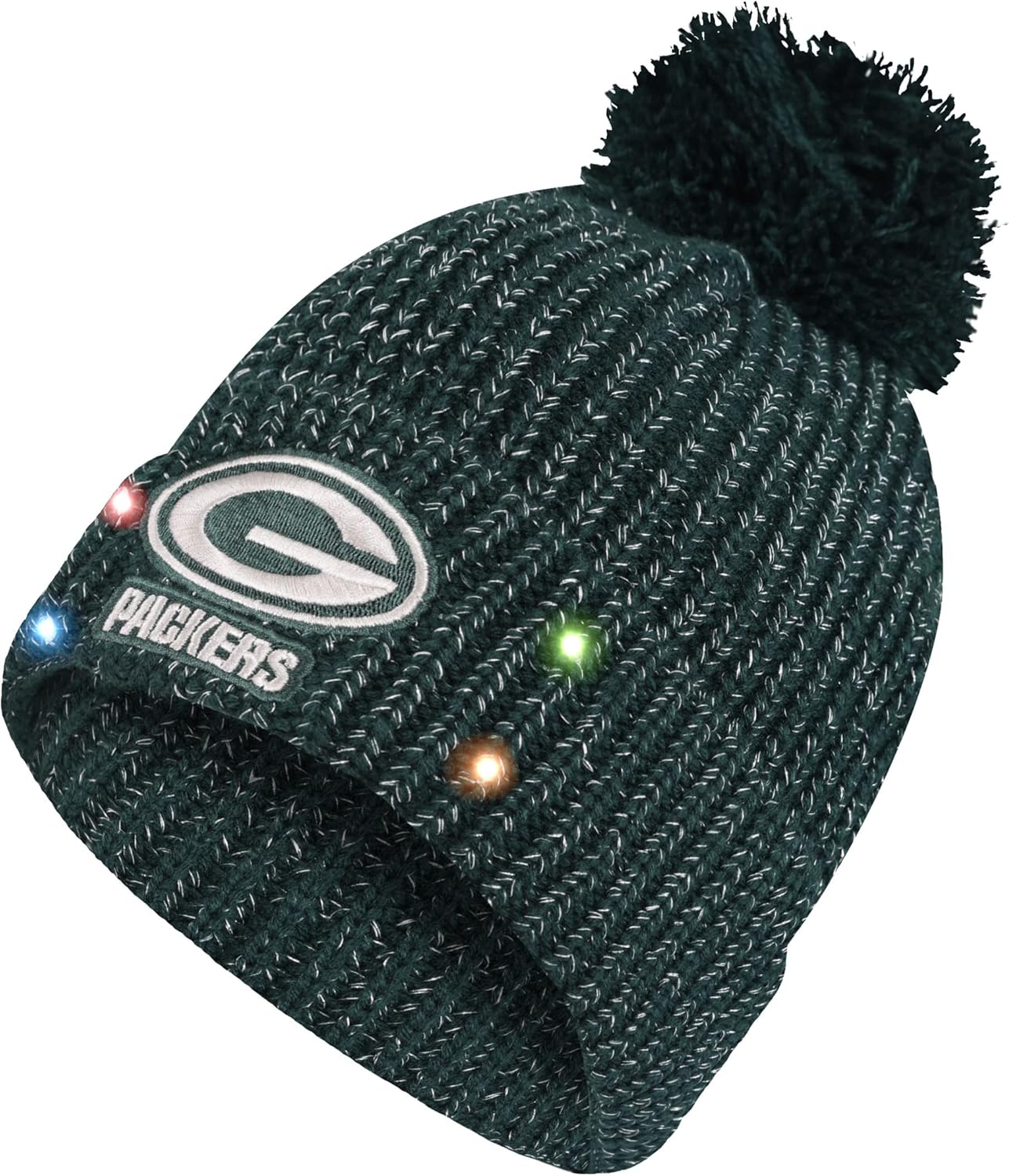 Women's NFL Team Logo Ladies Light up Skull Winter Knit Cap Beanie Hat