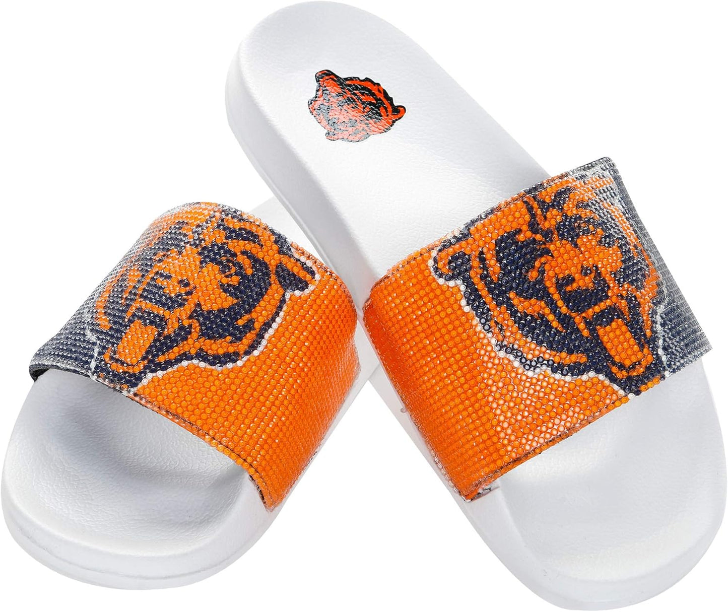 Women's NFL Big Logo Shimmer Slide Sandal