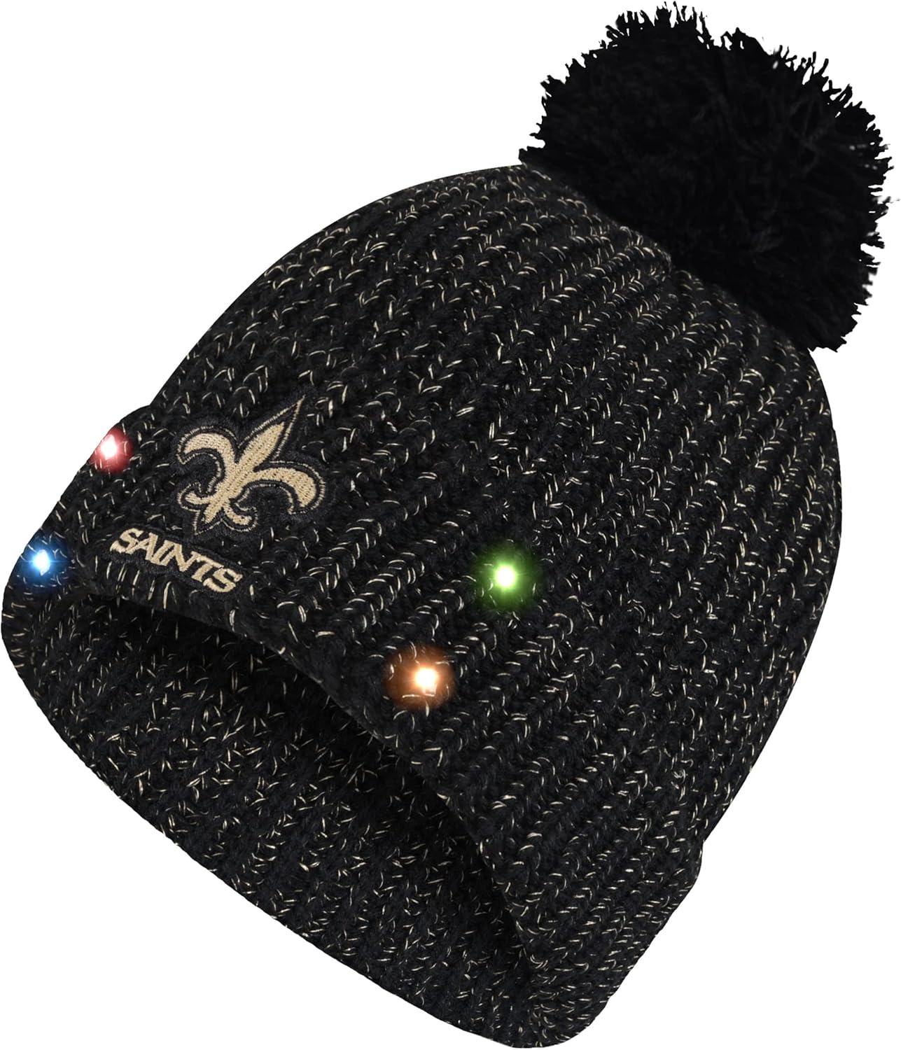 Women's NFL Team Logo Ladies Light up Skull Winter Knit Cap Beanie Hat