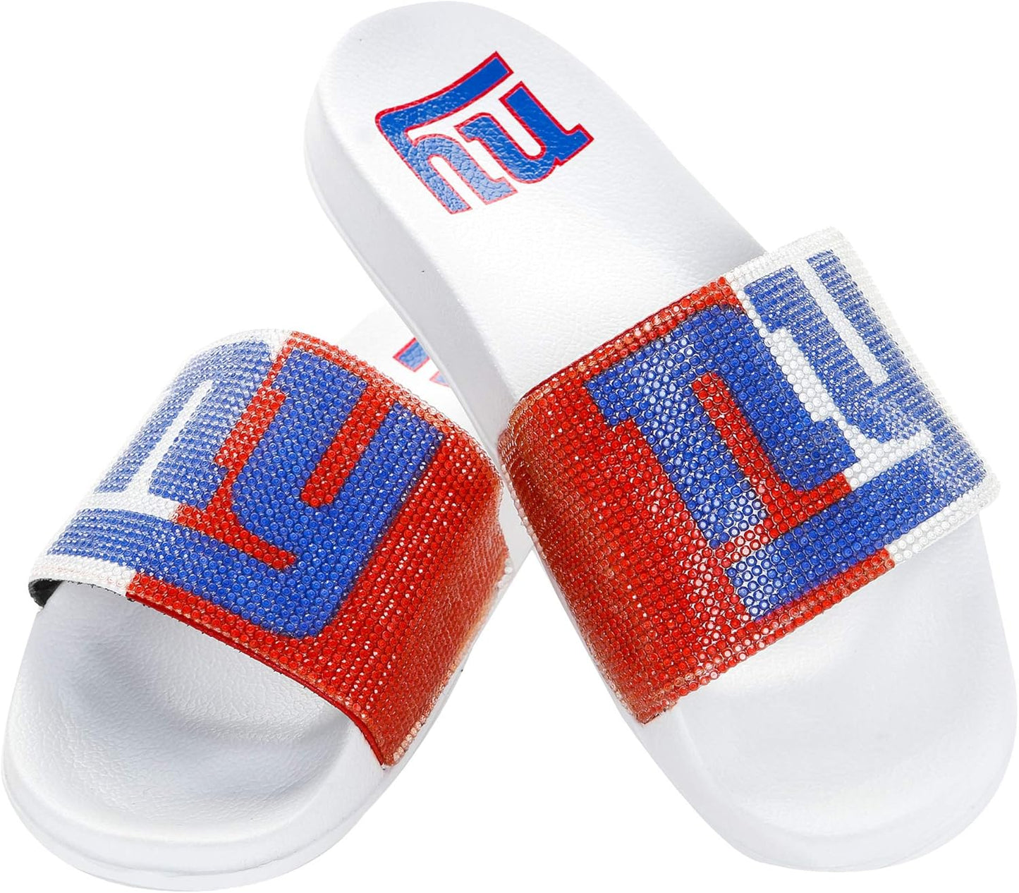 Women's NFL Big Logo Shimmer Slide Sandal