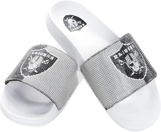 Women's NFL Big Logo Shimmer Slide Sandal