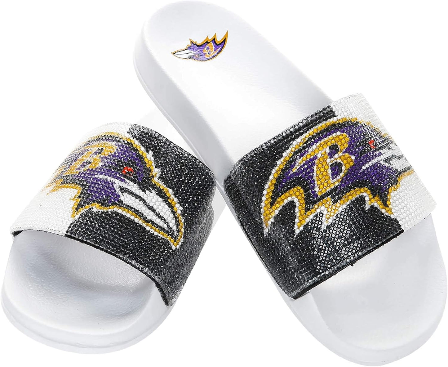 Women's NFL Big Logo Shimmer Slide Sandal