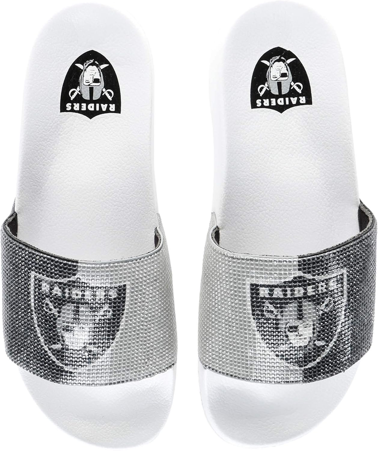 Women's NFL Big Logo Shimmer Slide Sandal