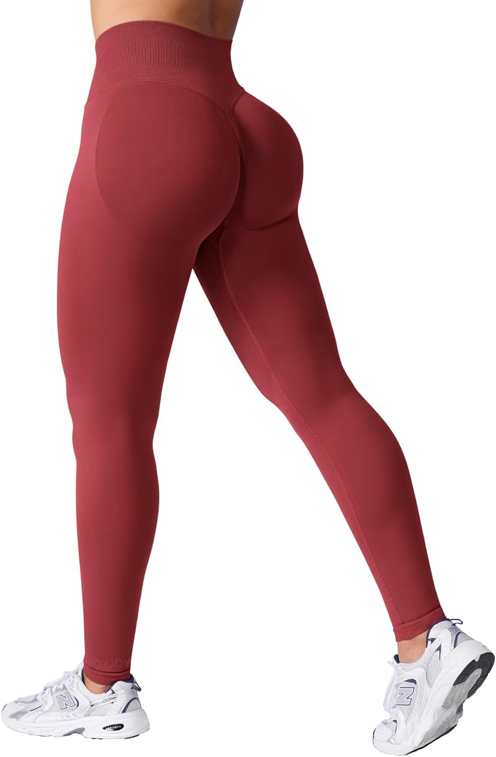 Women's Seamless Scrunch Leggings: Medium Waist, Tummy Control, and Butt Lifting Design for Ultimate Workout Performance!