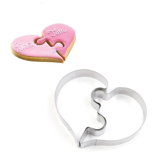 Sweetheart Surprises Dual Heart Cookie Cutters for Love-Filled Baking