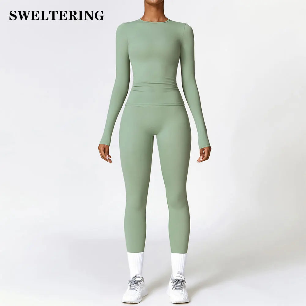 2 Pieces Sportswear Seamless Yoga Set Gym Clothes Sportswear
