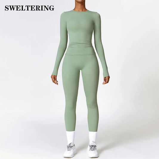 2 Pieces Sportswear Seamless Yoga Set Gym Clothes Sportswear