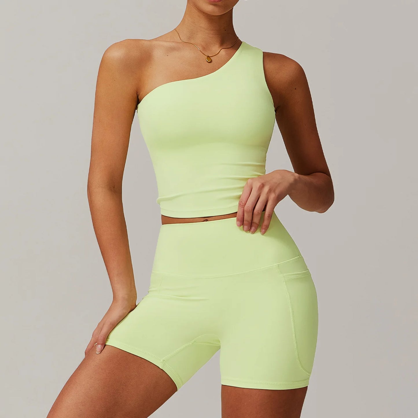 2 Pieces Yoga Set Fitness Jacket Long Sleeve High Waist Leggings Sports Suit