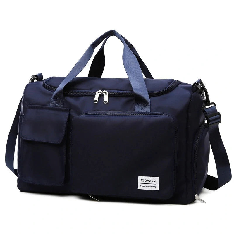 Large Capacity Weekender Travel Bag - Carry-On Duffle with Shoe Compartment for Women, Overnight & Gym Use