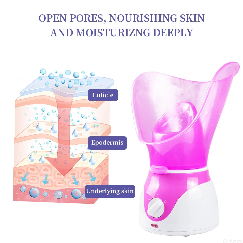 50ML Hot Facial Steamer - Deep Pore Cleanser & Skin Hydration Humidifier