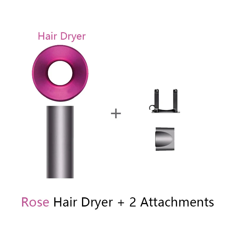 5-in-1 Professional Diffuser Hair Dryer - 100V Powerful Ceramic Blow Dryer with Nozzles for Curly, Wavy & Straight Hair Styling