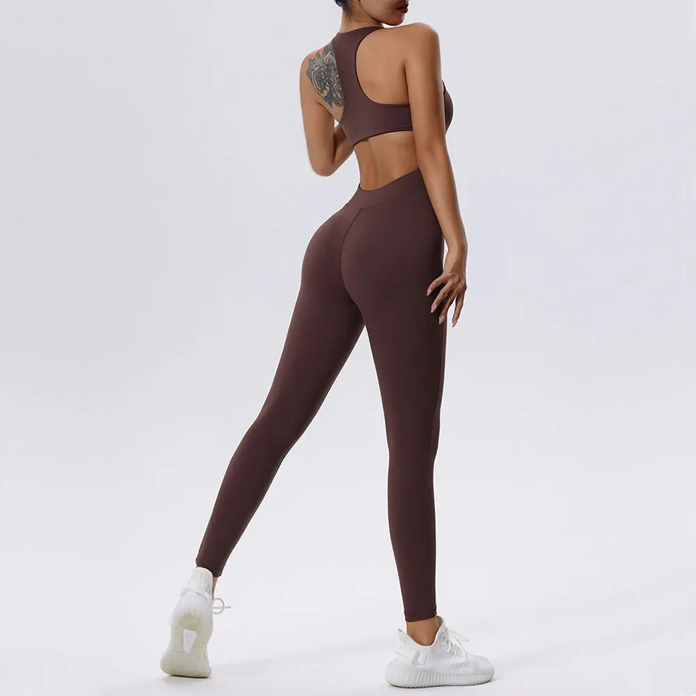 Women's Tracksuit  Zipper Jumpsuits One Piece Workout Clothes