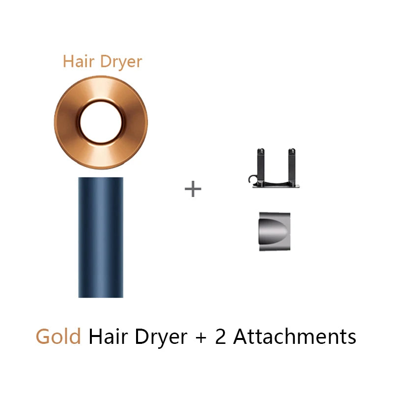 5-in-1 Professional Diffuser Hair Dryer - 100V Powerful Ceramic Blow Dryer with Nozzles for Curly, Wavy & Straight Hair Styling