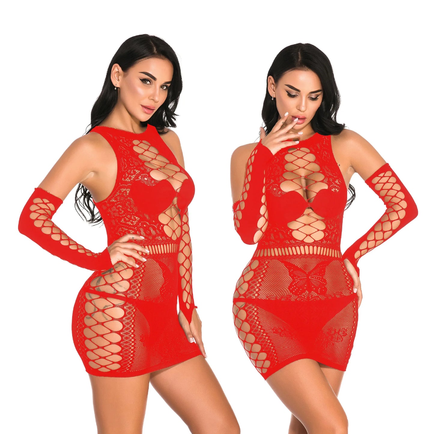 Sexy Body Stocking - Plus Size Women's Lingerie Nightwear
