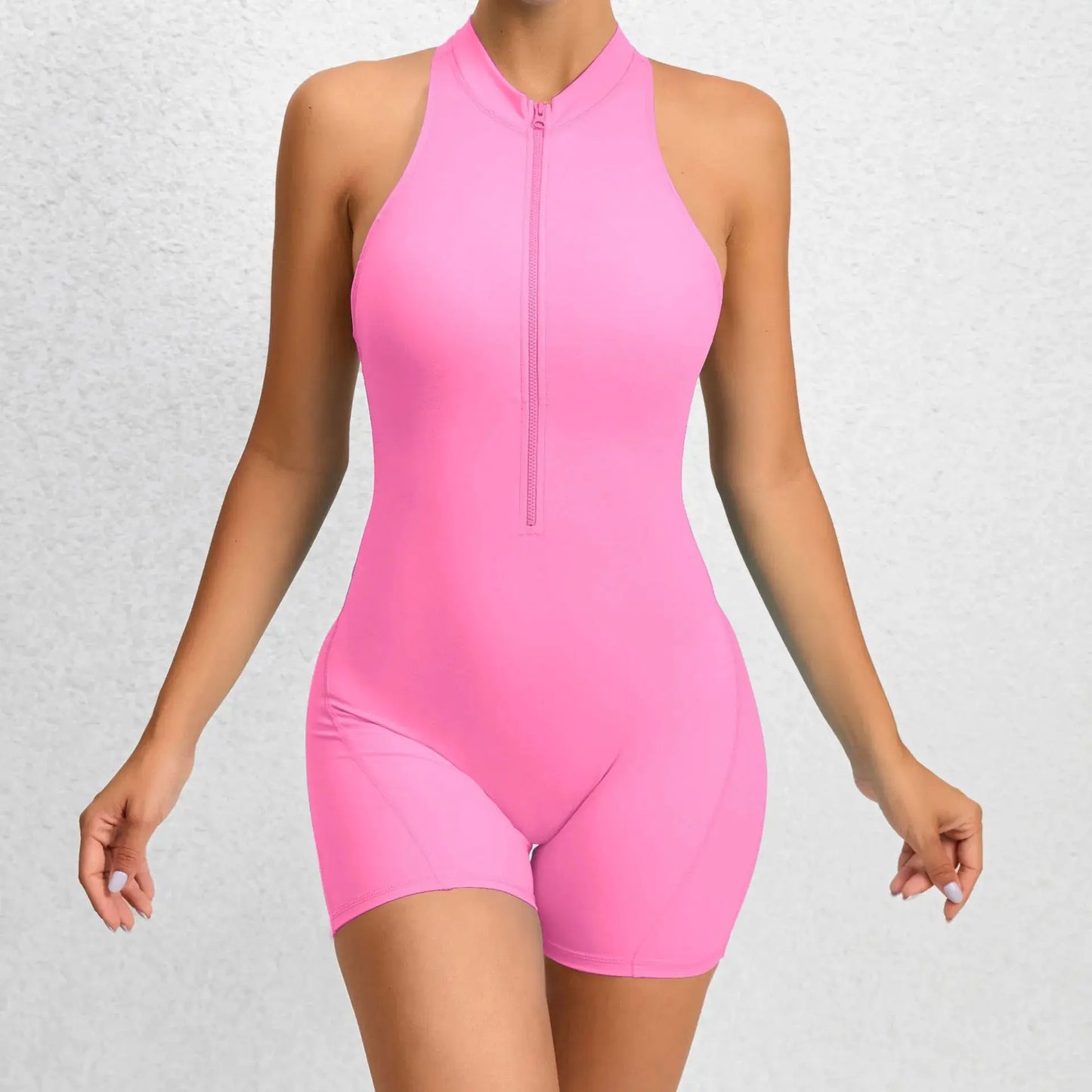Women's Hollow out Sports Jumpsuit Yoga Pants High Waist Slim Fit Street Sle Long Pants Casual Wear