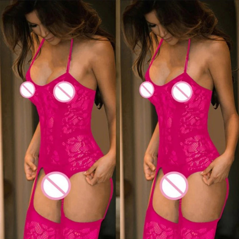 Sexy Body Stocking - Plus Size Women's Lingerie Nightwear