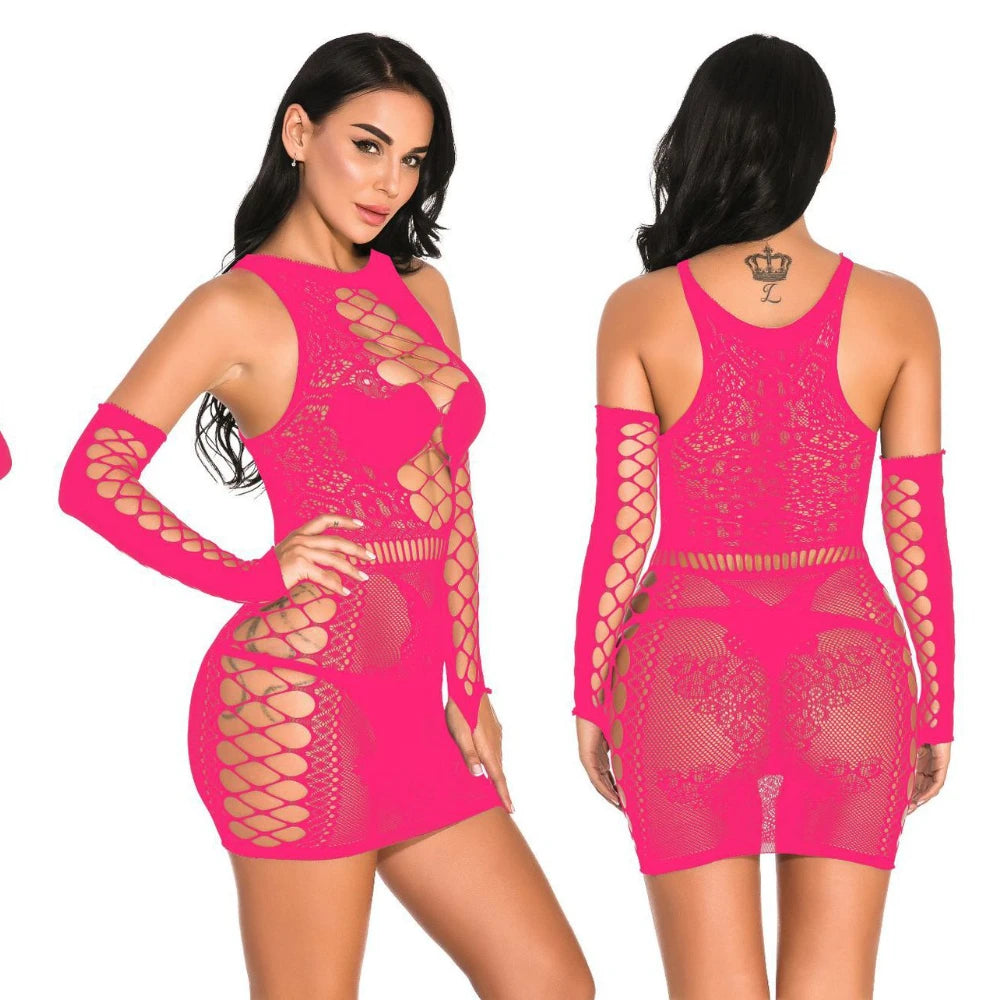 Sexy Body Stocking - Plus Size Women's Lingerie Nightwear
