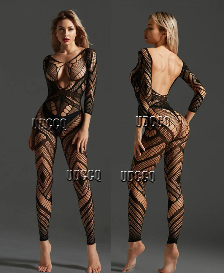 Babydoll Bodystocking Plus Sizes Available